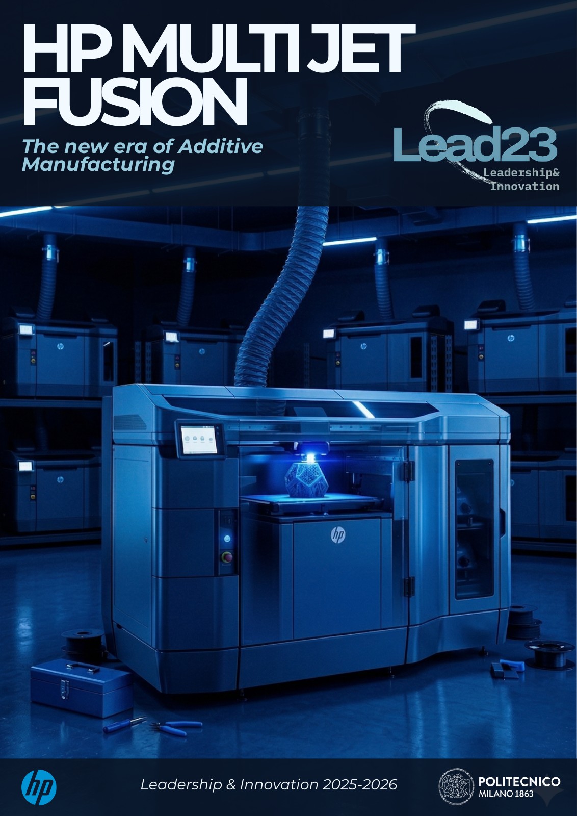 HP Multi Jet Fusion leadership and innovation project report cover